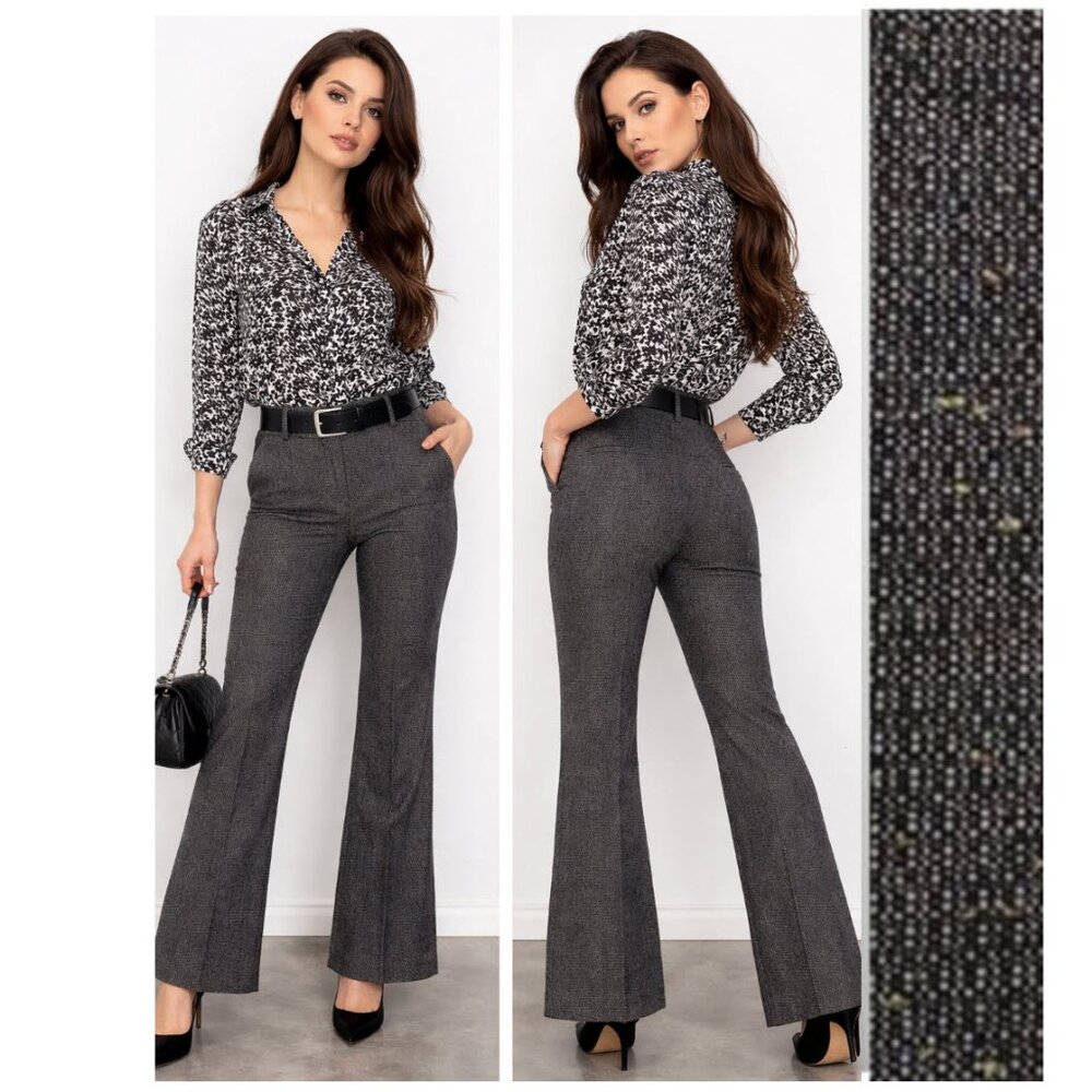 Club Monaco Black Flare Pants Trousers Size 4